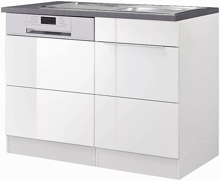 KOCHSTATION Spülenschrank "KS-Brindisi", 110 cm breit, inkl. Möbeltür für G günstig online kaufen