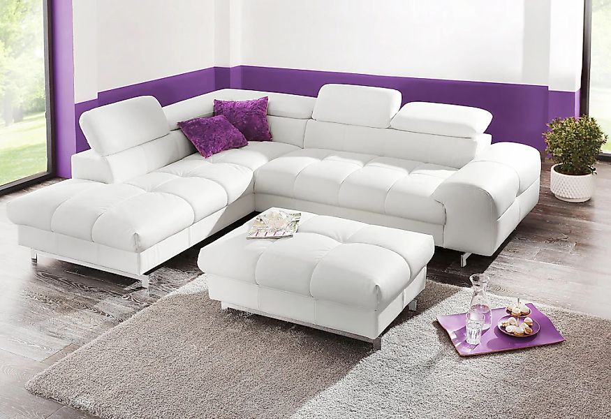 COTTA Polstergarnitur "Chef L-Form", (Set), Set bestehend aus: Ecksofa mit günstig online kaufen