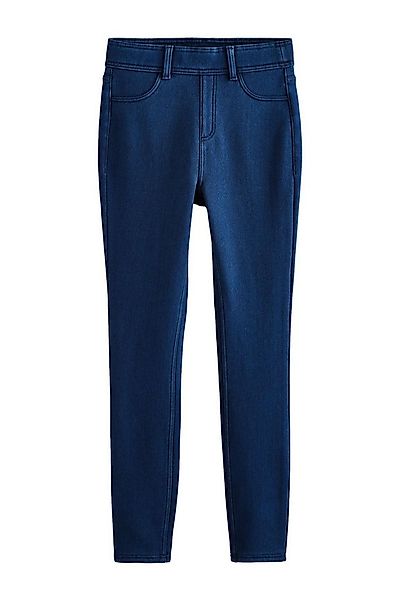 Next Jeansleggings Denim-Leggings aus angerautem Jersey, Kurzgröße (1-tlg) günstig online kaufen