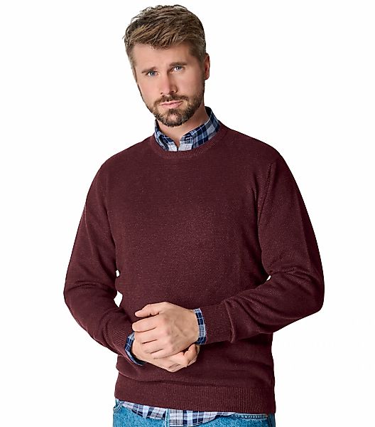 CASAMODA Strickpullover "CASAMODA Pullover uni" günstig online kaufen