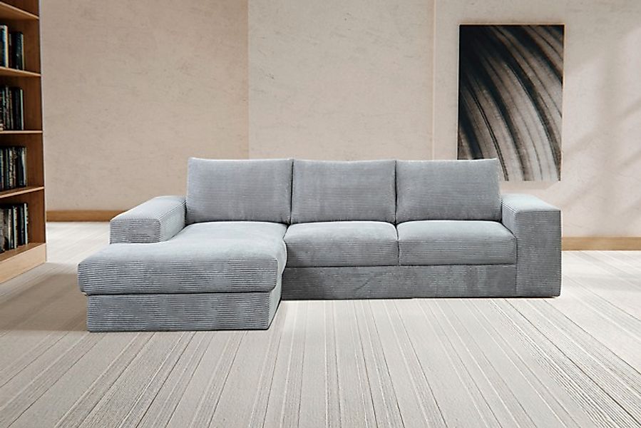 WERK2 Ecksofa »Rozzana Design Ecksofa mit hohem Komfort, zeitlos & elegant, günstig online kaufen