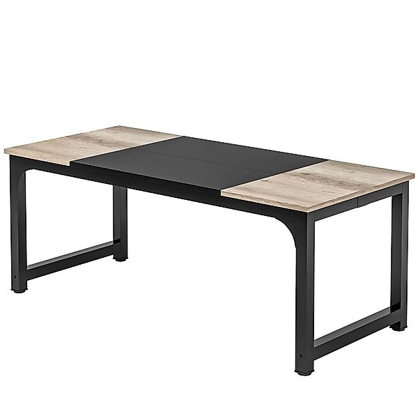 Tribesigns Arbeitstisch 160/180x80 cm, großer Industrial günstig online kaufen