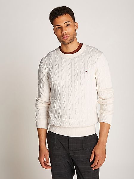 Tommy Hilfiger Strickpullover CLASSIC CABLE CREW günstig online kaufen