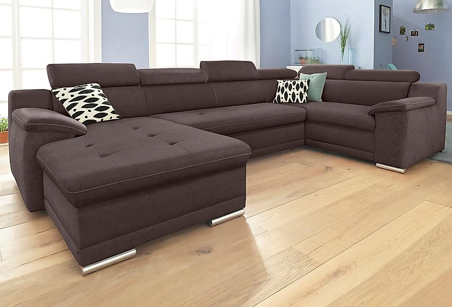 sit&more Wohnlandschaft Andiamo U-Form, mit Kopfteilverstellung, günstig online kaufen