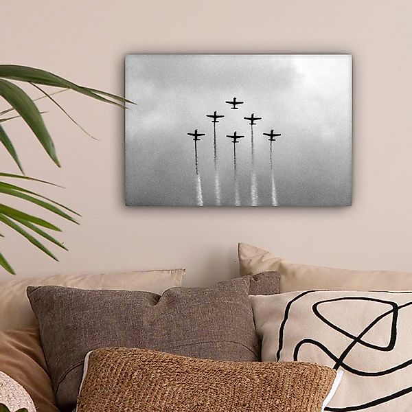 OneMillionCanvasses® Leinwandbild Vintage - Flugzeug - günstig online kaufen