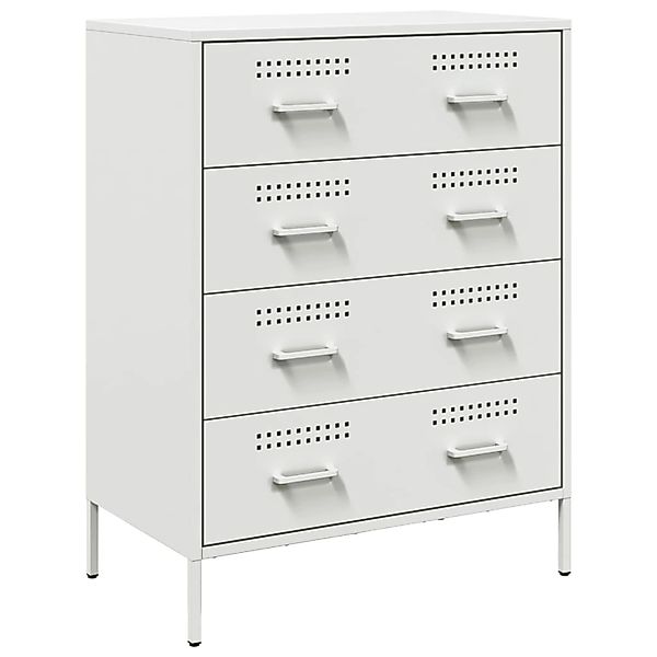 vidaXL Sideboard Weiß 68x39x89 cm Stahl 842987 günstig online kaufen