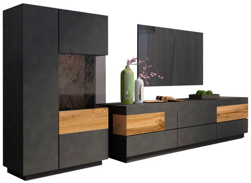 INOSIGN Wohnwand "Silke" Set, 2 Stk. tlg. (2-tlg.) günstig online kaufen