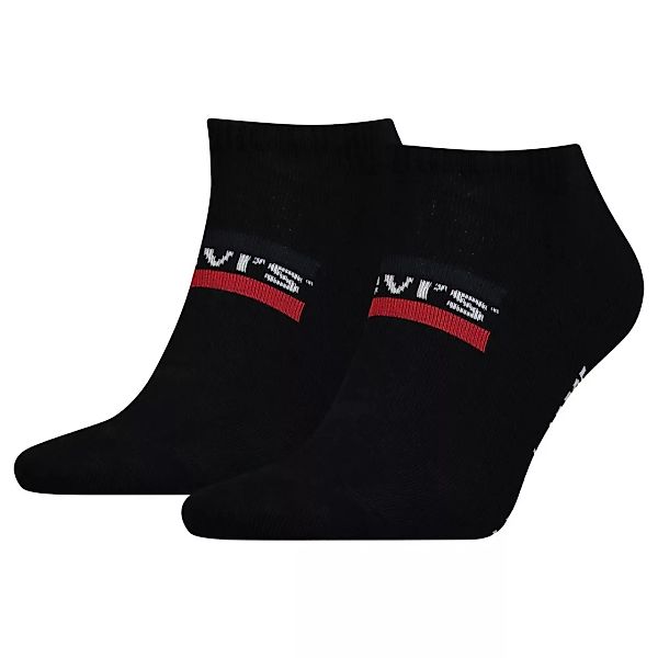Levi´s ® Sportswear Logo Low Socken 2 Paare EU 35-38 Black günstig online kaufen