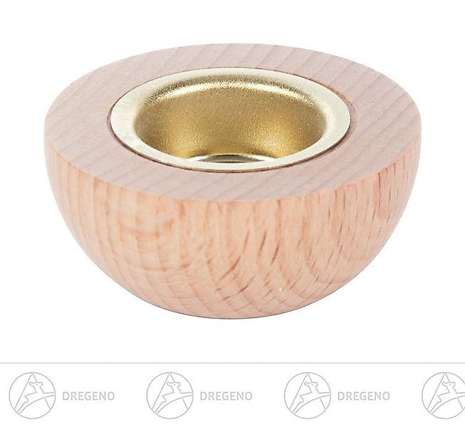 Dregeno Erzgebirge Kerzenhalter Ersatzteile & Bastelbedarf Holztülle mit Me günstig online kaufen