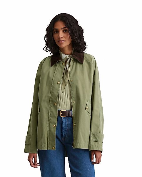 Marc OPolo Outdoorjacke "aus hochwertigem Canvas", ohne Kapuze günstig online kaufen