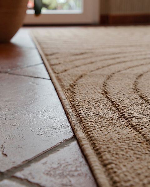 Wecon home Teppich "Monoq" rechteckig 12 mm Höhe Flachgewebe, wetterfest, R günstig online kaufen