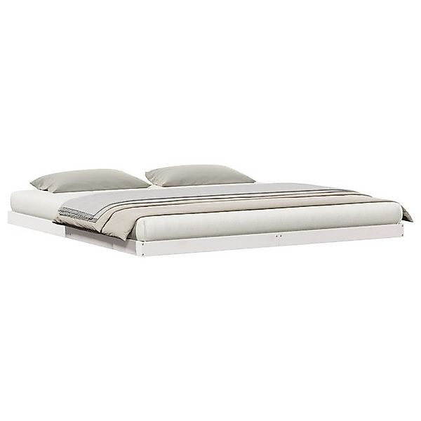 vidaXL Bett Bodenbettgestell 200x210 cm Massivholz Kiefer (1-tlg) günstig online kaufen
