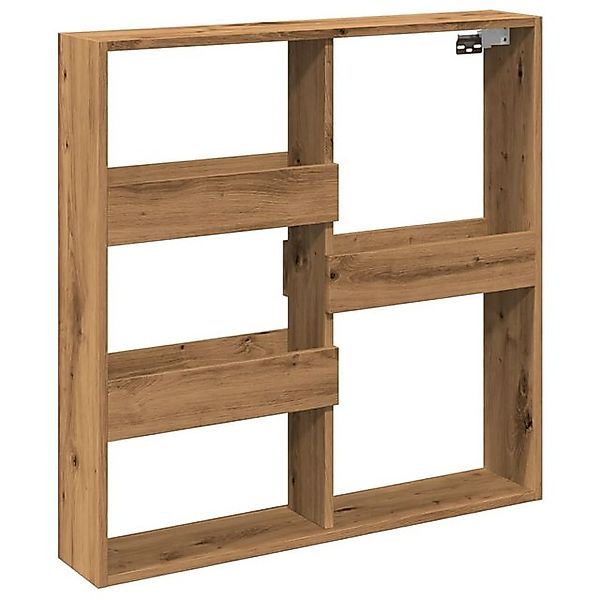 vidaXL Schrankmodule Wandschrank Artisan-Eiche 80x15x80 cm Holzwerkstoff günstig online kaufen