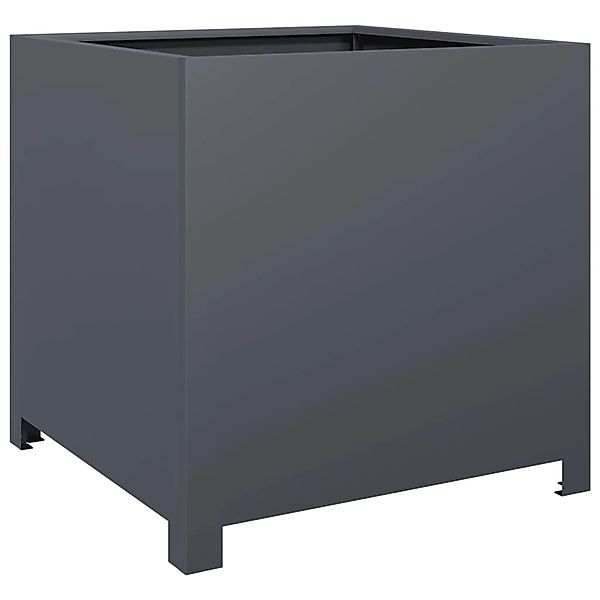 vidaXL Pflanzkübel Anthrazit 50x50x50 cm Stahl 851215 günstig online kaufen