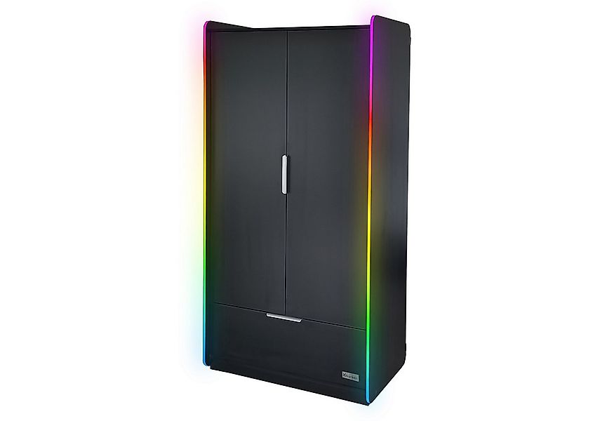 X Rocker Kleiderschrank Electra Gaming Kleiderschrank mit RGB-Beleuchtung & günstig online kaufen
