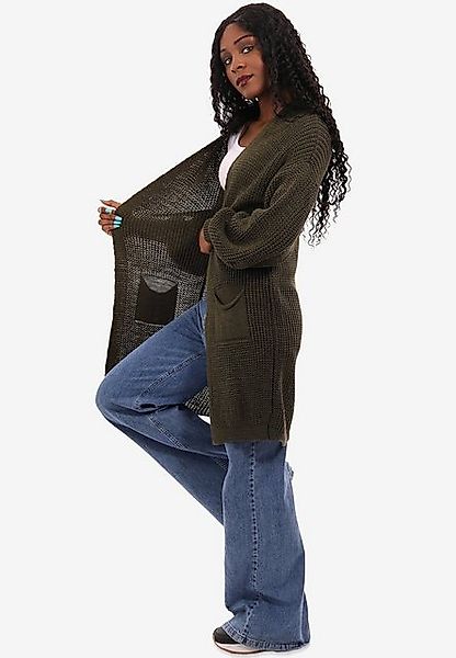 YC Fashion & Style Cardigan One Size Strick-Cardigan mit Taschen in Unifarb günstig online kaufen