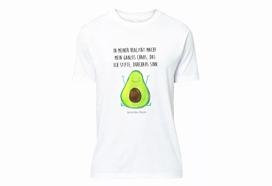 Mr. & Mrs. Panda T-Shirt Avocado Happy - Weiß - Geschenk, Schlafshirt, Gesu günstig online kaufen