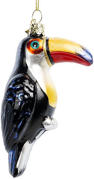 SIKORA Christbaumschmuck Tukan besondere Weihnachtskugel Glas Anhänger – BS günstig online kaufen