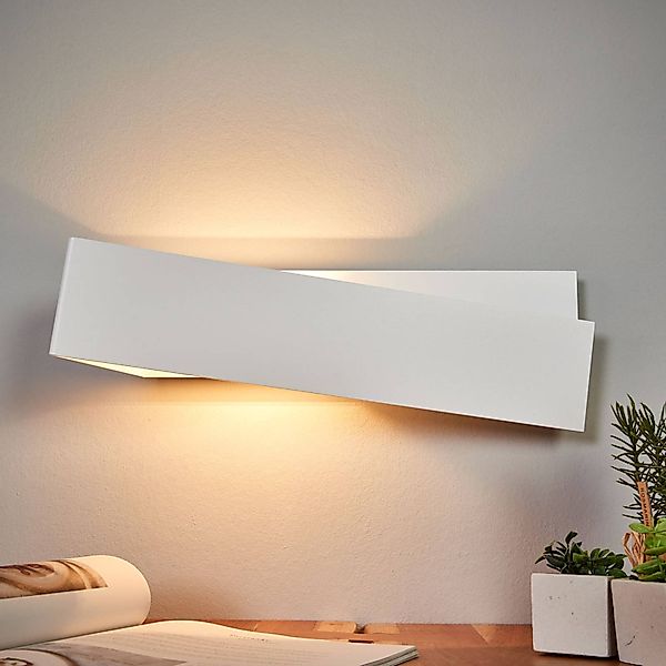 Wandleuchte Zig Zag in weiß 43 cm günstig online kaufen