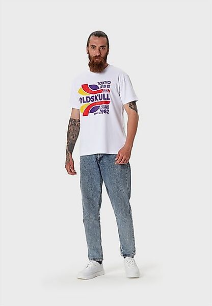 Oldskull T-Shirt Retro Tokyopolis Vintage Logo Graphic (1-tlg) mit angesagt günstig online kaufen