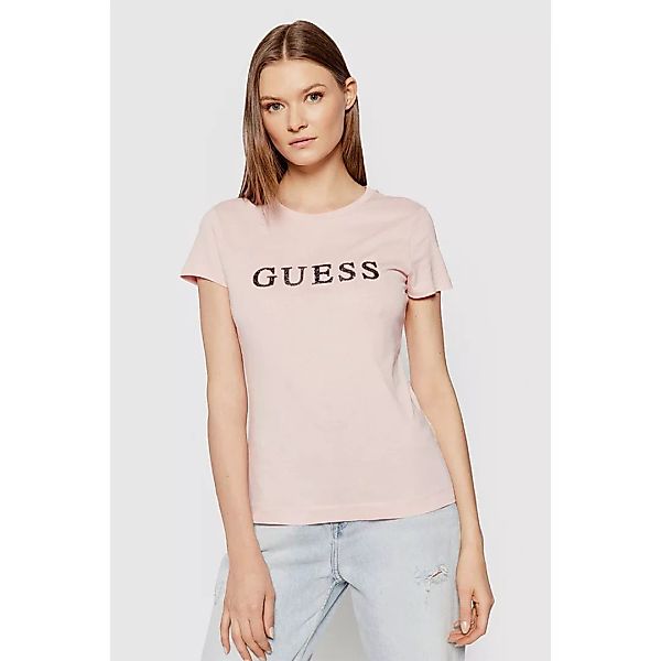 Guess Kimetz Kurzarm Rundhals T-shirt M Pretty In Pink günstig online kaufen