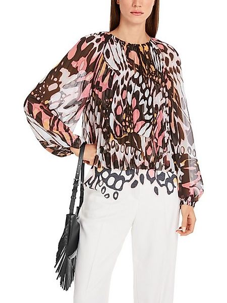 Marc Cain Schlupfbluse "Butterfly's Diary" Premium Damenmode Bluse im stili günstig online kaufen