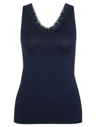 CALIDA Tanktop "Natural Comfort Lace" elastisch, V-Ausschnitt, weiche Spitz günstig online kaufen