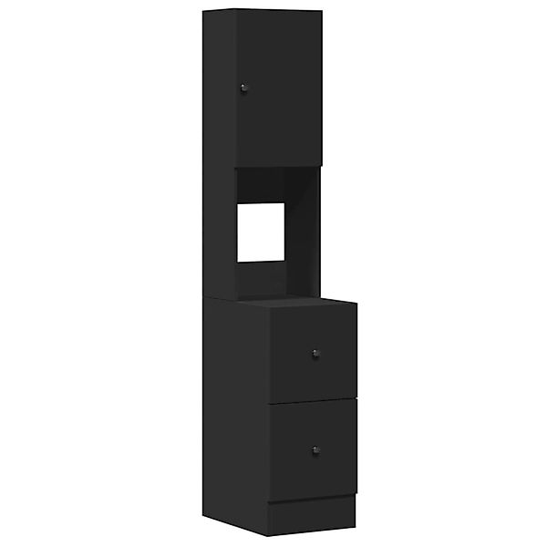 vidaXL Küchenschrank Schwarz 35x50x180 cm Holzwerkstoff 840759 günstig online kaufen