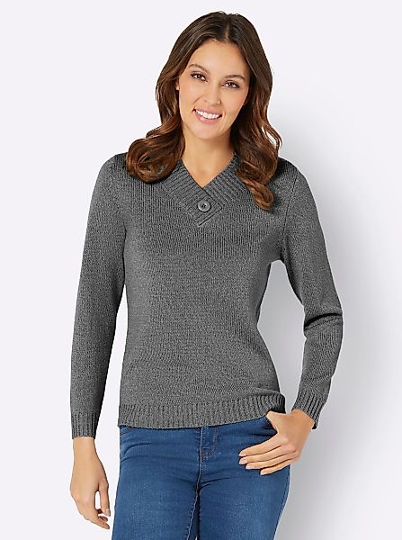 Sieh an! Strickpullover Langarm-Pullover günstig online kaufen