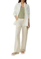 QS T-Shirt mit V-Ausschnitt günstig online kaufen