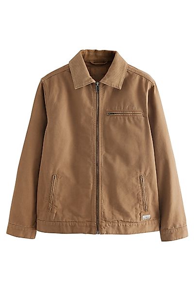 Next Canvasjacke Arbeitsjacke mit Cordkragen 100 günstig online kaufen
