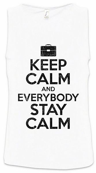 Urban Backwoods Tanktop Keep Calm And Everybody Stay Calm Ärmelloses T-Shir günstig online kaufen