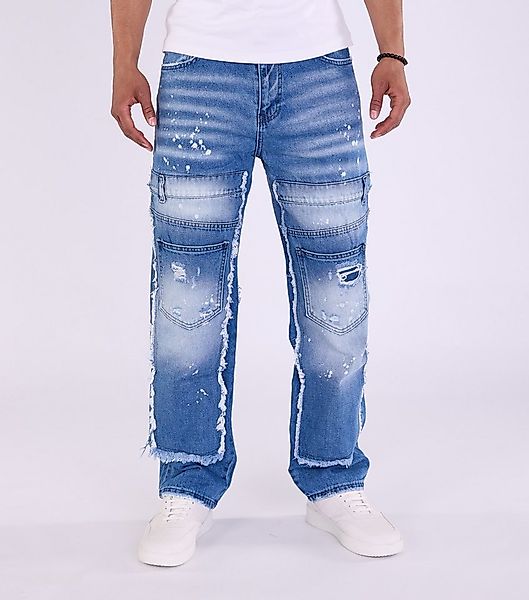 Denim House Relax-fit-Jeans Ausgefallene Herren Baggy Jeans, Skater Jeans U günstig online kaufen