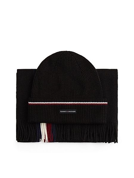 Tommy Hilfiger Beanie TH RWB BEANIE & SCARF in Geschenkbox, aus Wollmix günstig online kaufen