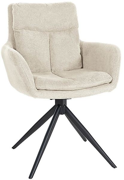 CLP Esszimmerstuhl Vilas, schwenkbarer Polster-Stuhl Mit Stoffbezug günstig online kaufen