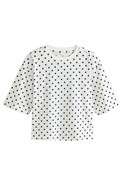 Next T-Shirt Relaxed Fit T-Shirt mit ellbogenlangen Ärmeln (1-tlg) günstig online kaufen