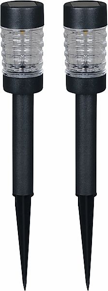 LUXFORM Gartenleuchte "Solar-Gartenleuchten - Rennes - 3 St - Anthrazit" LE günstig online kaufen