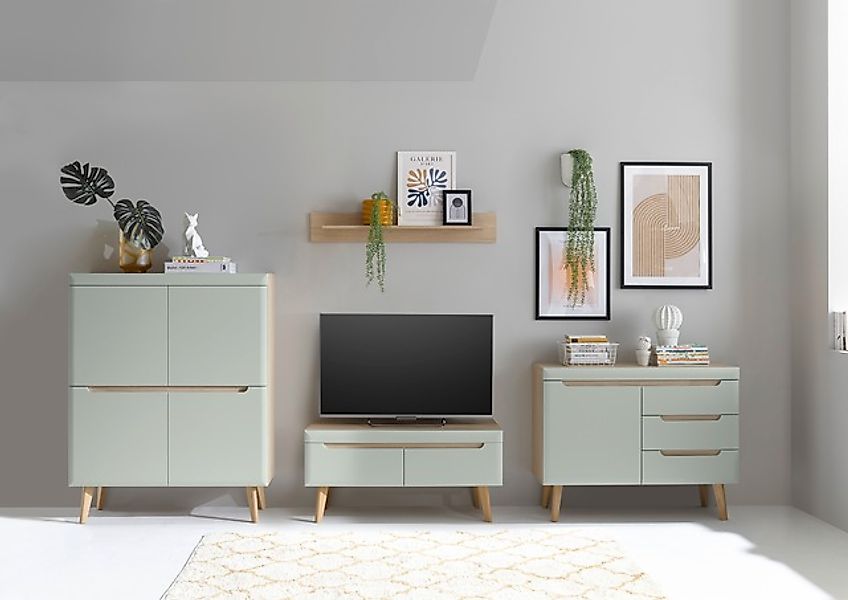 INOSIGN Wohnwand »Torge, Anbauwand, Schrankwand, Mediawand, Wohnzimmer-Set« günstig online kaufen