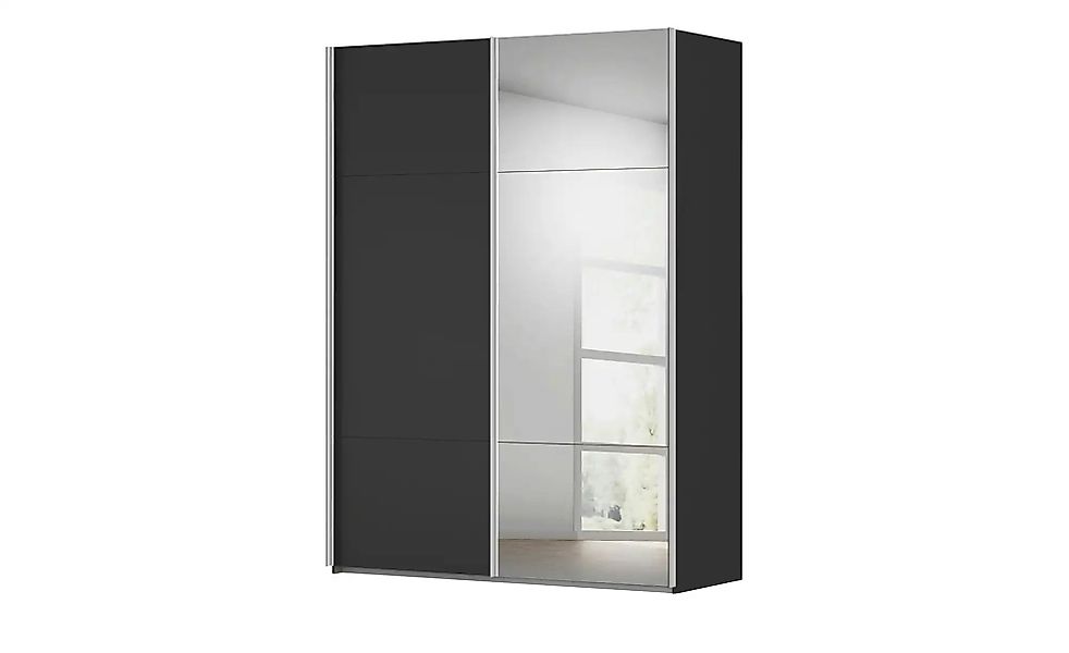 meinSchrank Schwebetürenschrank inklusive Zubehör Regina ¦ schwarz ¦ Maße ( günstig online kaufen