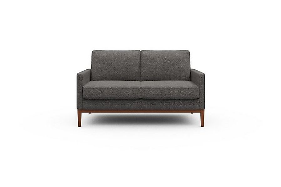moebelfaktor Sofa Bodo 2-Sitzer, Retro-Design, elegante Linien, stabile Hol günstig online kaufen
