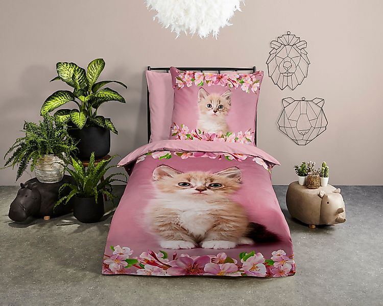 good morning Kinderbettwäsche "Century" 2 Stk. tlg. Baumwolle, 135x200, Rei günstig online kaufen