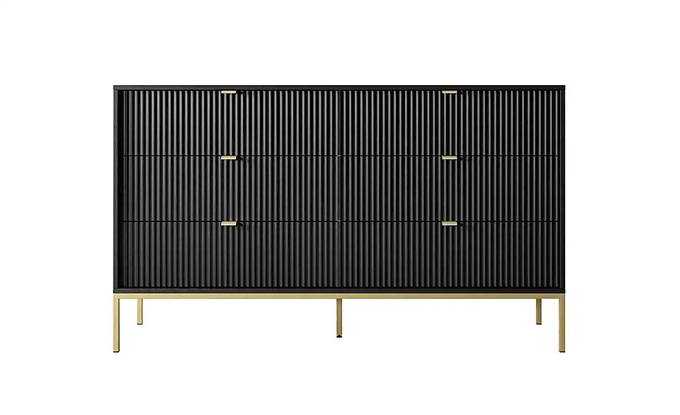 Kommode  Nova ¦ schwarz ¦ Maße (cm): B: 154 H: 91 Kommoden & Sideboards > K günstig online kaufen