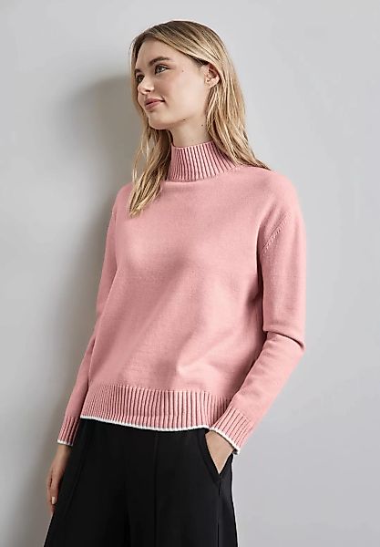 STREET ONE Strickpullover, mit Stehkragen günstig online kaufen