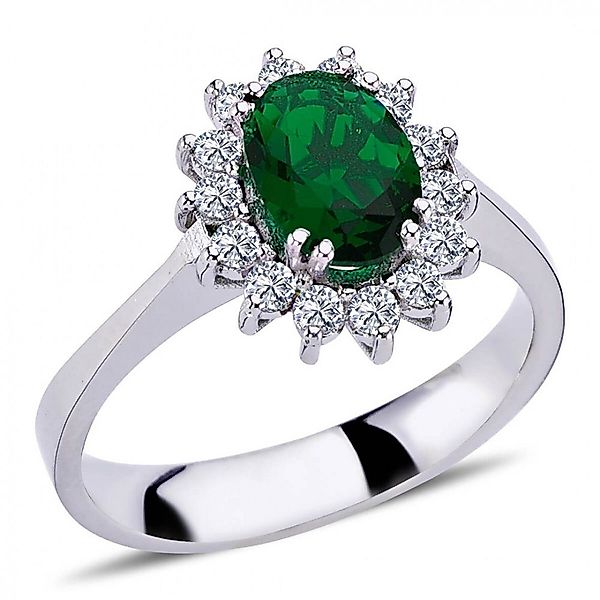 EinStein Diamant Diamantring Diamant Oval Smaragd günstig online kaufen