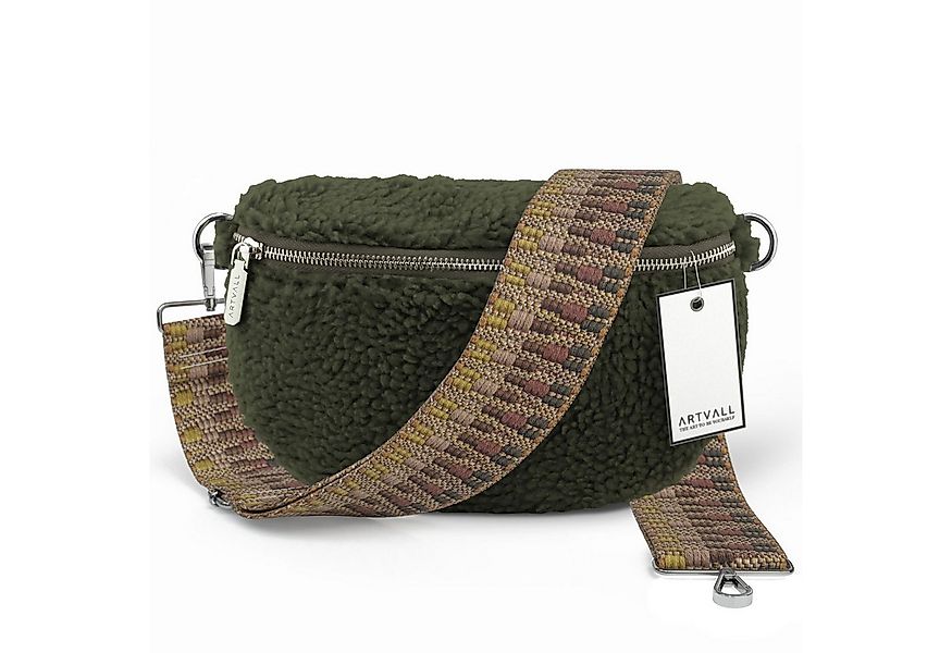 ARTVALL Umhängetasche Teddy Handtasche Damen Bag Brusttasche Olivgrün (Tasc günstig online kaufen