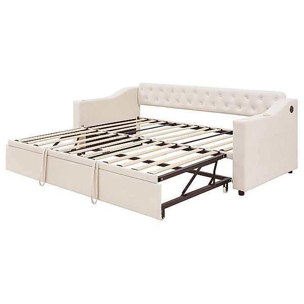 REDOM Polsterbett Schlafsofa Funktionsbett (90/180x190 cm günstig online kaufen