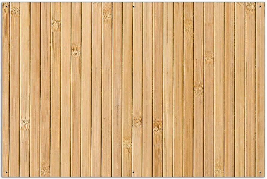 Wallario Sichtschutzzaunmatten Holzpanele hell günstig online kaufen