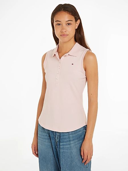 Tommy Hilfiger Poloshirt "1985 SLIM SLEEVELESS POLO", mit Logostickerei günstig online kaufen