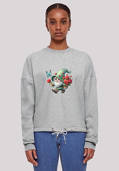 F4NT4STIC Sweatshirt "Gnom Frühling Blumen Schmetterling", Premium Qualität günstig online kaufen