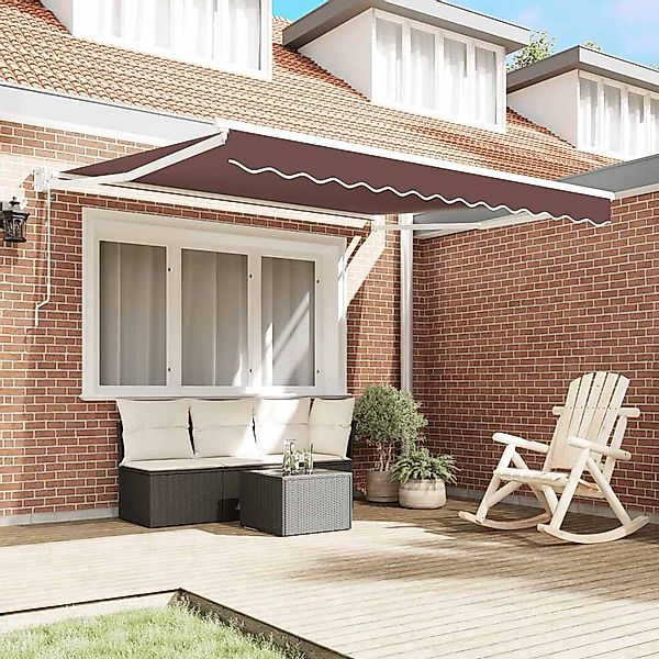 vidaXL Markise Markise Automatisch Braun 300x250 günstig online kaufen